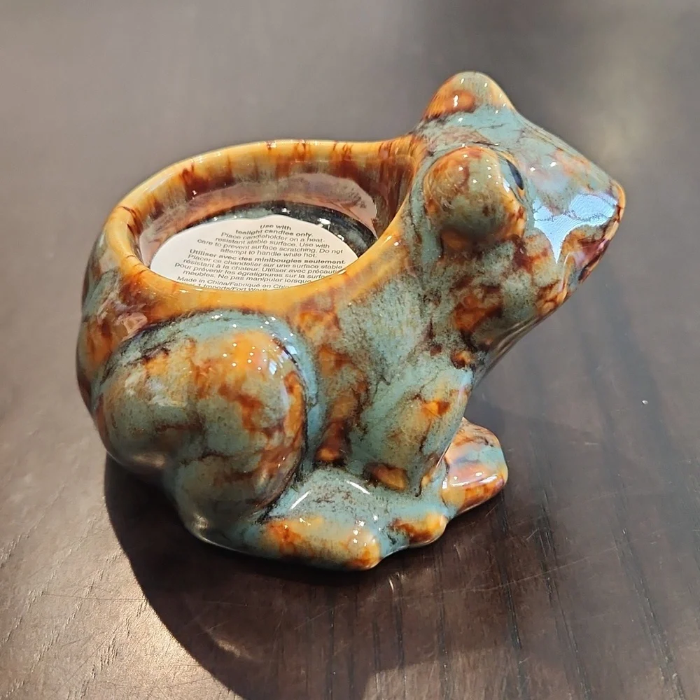 PIER 1 Import Frog Tealite Holder, NEW - Picture 2 of 16